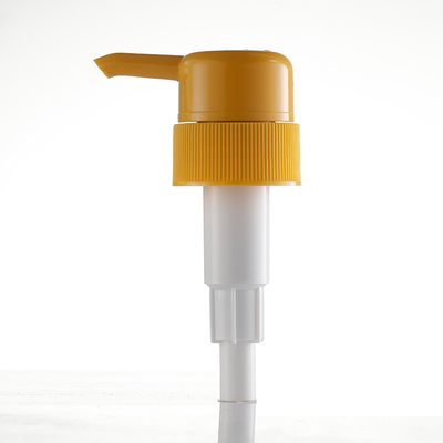 Dosificación amarilla ácida de acrílico de la bomba 4.5g del dispensador de la loción para la leche del cuerpo