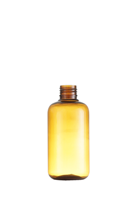 Amber Transparent Plastic Bottle 200ml para el empaquetado cosmético