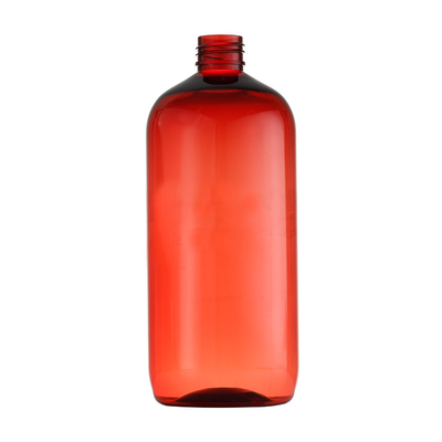El material plástico transparente rojo de la botella/de la boca 24mm/Plastic de la botella se puede utilizar para PET/PP/PCR