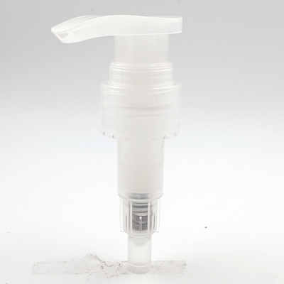 Bomba plástica lisa transparente de la emulsión para la botella 28/410 de los cosméticos