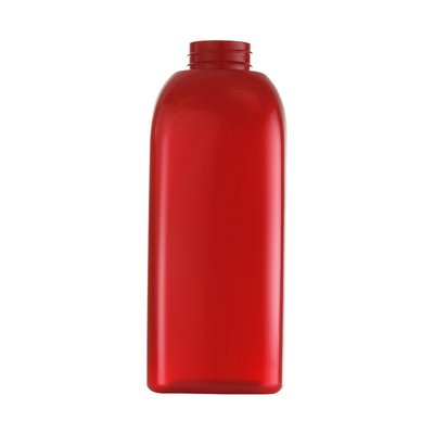 Capacidad grande reciclable 500ml alrededor de la botella plástica roja llevada a hombros de la bomba del gel de la ducha del animal doméstico