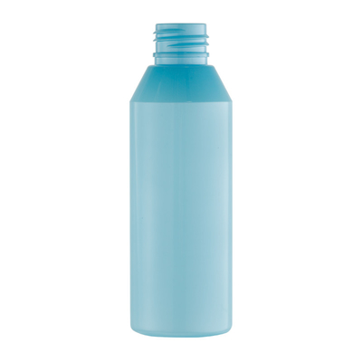 sensación cosmética plástica de la suave al tacto del cuerpo de la botella del apretón del champú 120ml de la leche de la loción del HDPE de encargo azul claro de la bomba