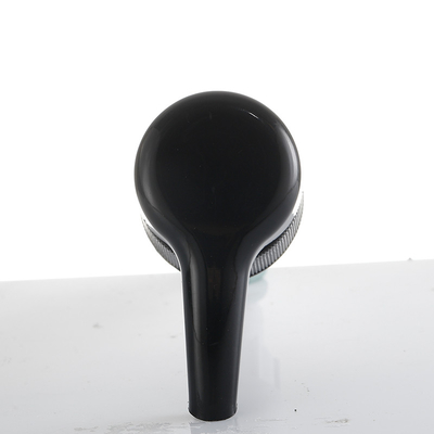 Bomba plástica 28/410 7N extensible de la loción de la boca larga negra del hilo