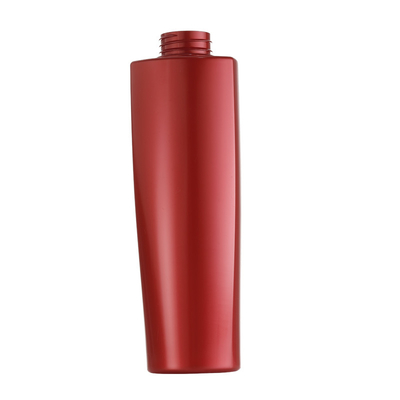 450 ml del ANIMAL DOMÉSTICO claro rojo de loción y champú plásticos del cuerpo alrededor del envase de la botella