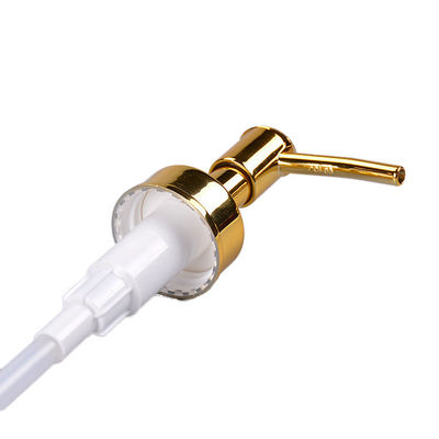 La bomba plástica de capa de aluminio del dispensador de la loción con la boca larga va a caliente